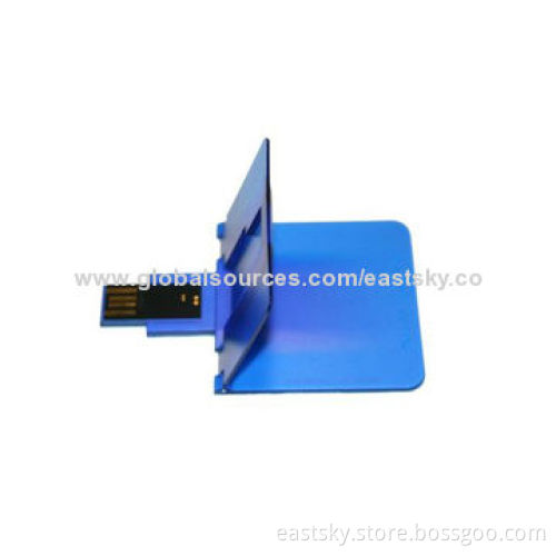 Transparent Credit Card Shape USB, Made of Transparent ABS, Samsung/Hynix/Toshiba/Micron/Intel Chips